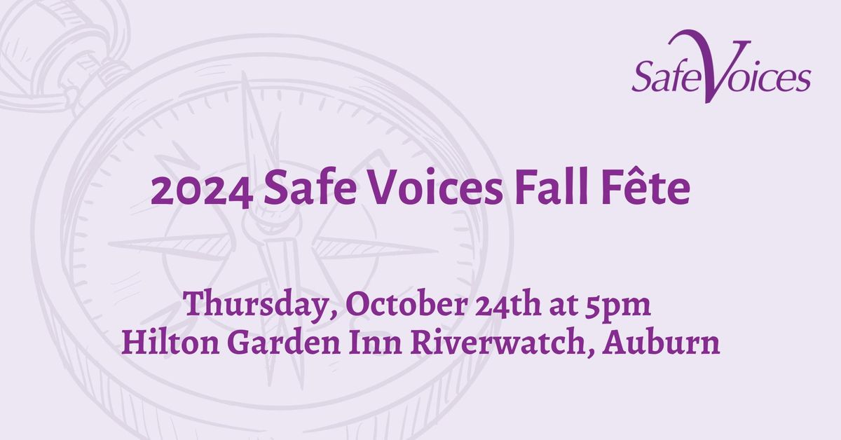 2024 Safe Voices Fall F\u00eate