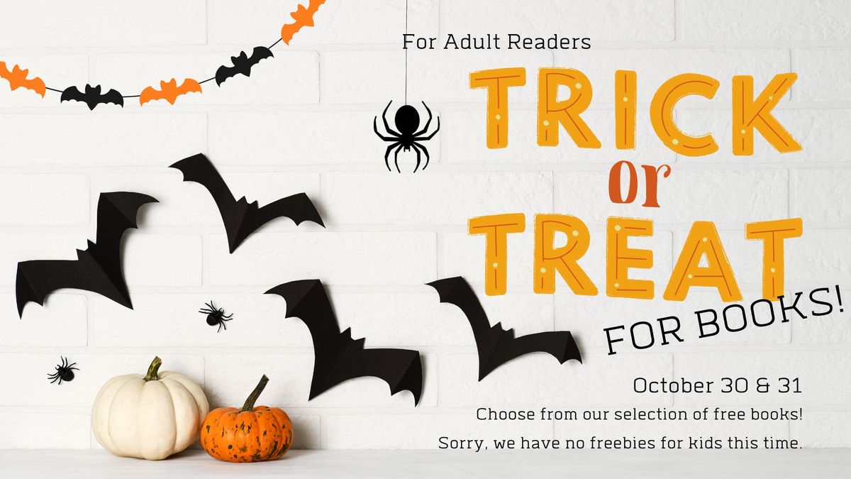 Trick or Treat for Books