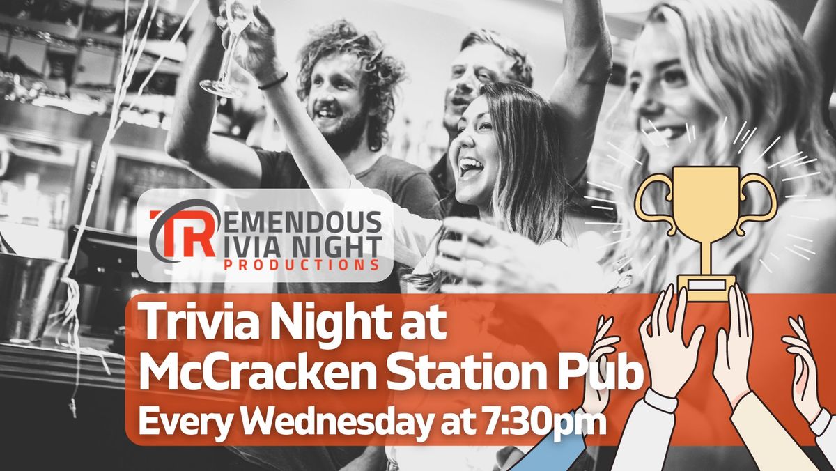 Wednesday Night Trivia at McCracken Station Kamloops!