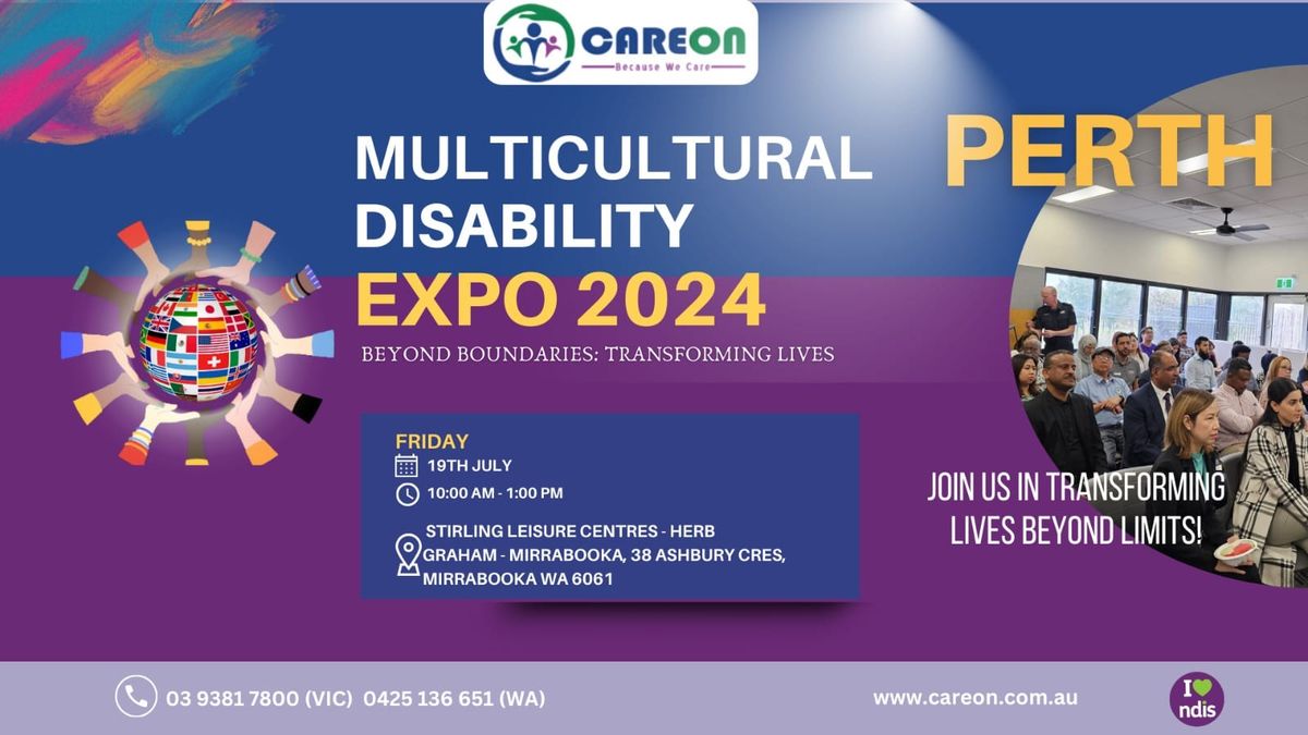 Multicultural Disability Expo 2024 in Perth