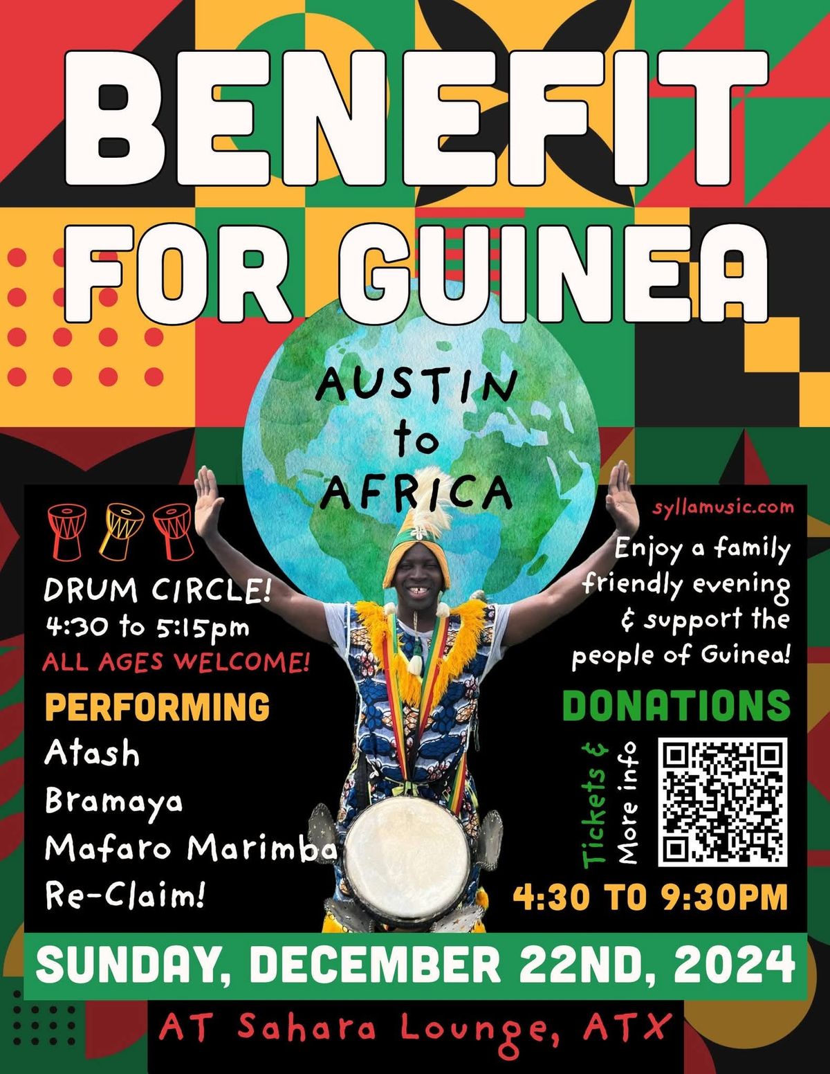 AUSTIN TO AFRICA BENEFIT FOR GUINEA