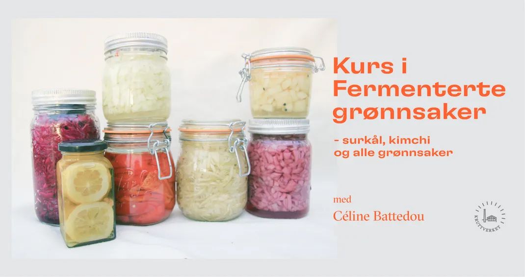 \ud83e\udd55 Fermenteringskurs - surk\u00e5l, kimchi, og alle gr\u00f8nnsaker