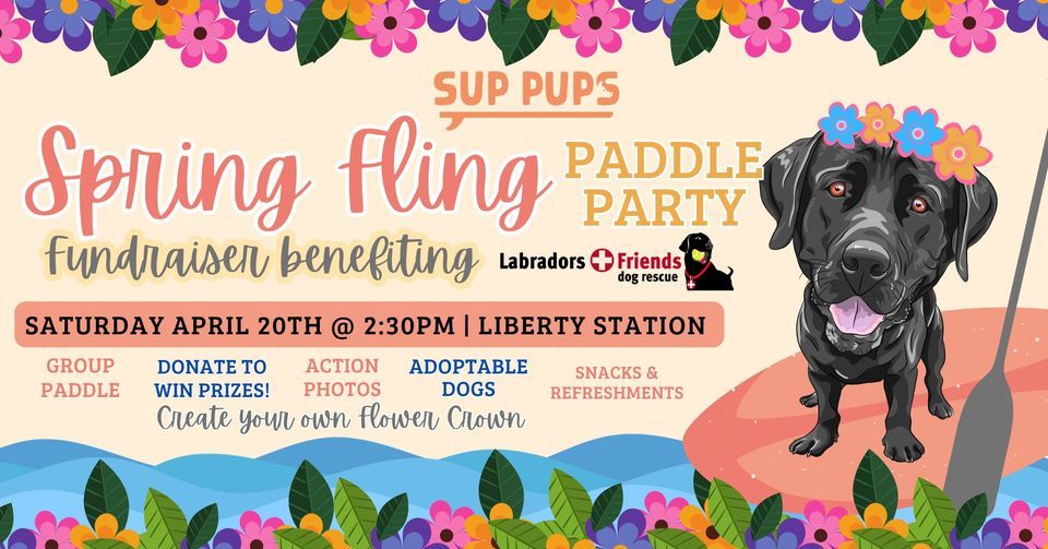 Spring Fling Paddle Party & Fundraiser for Labs & Friends Rescue 