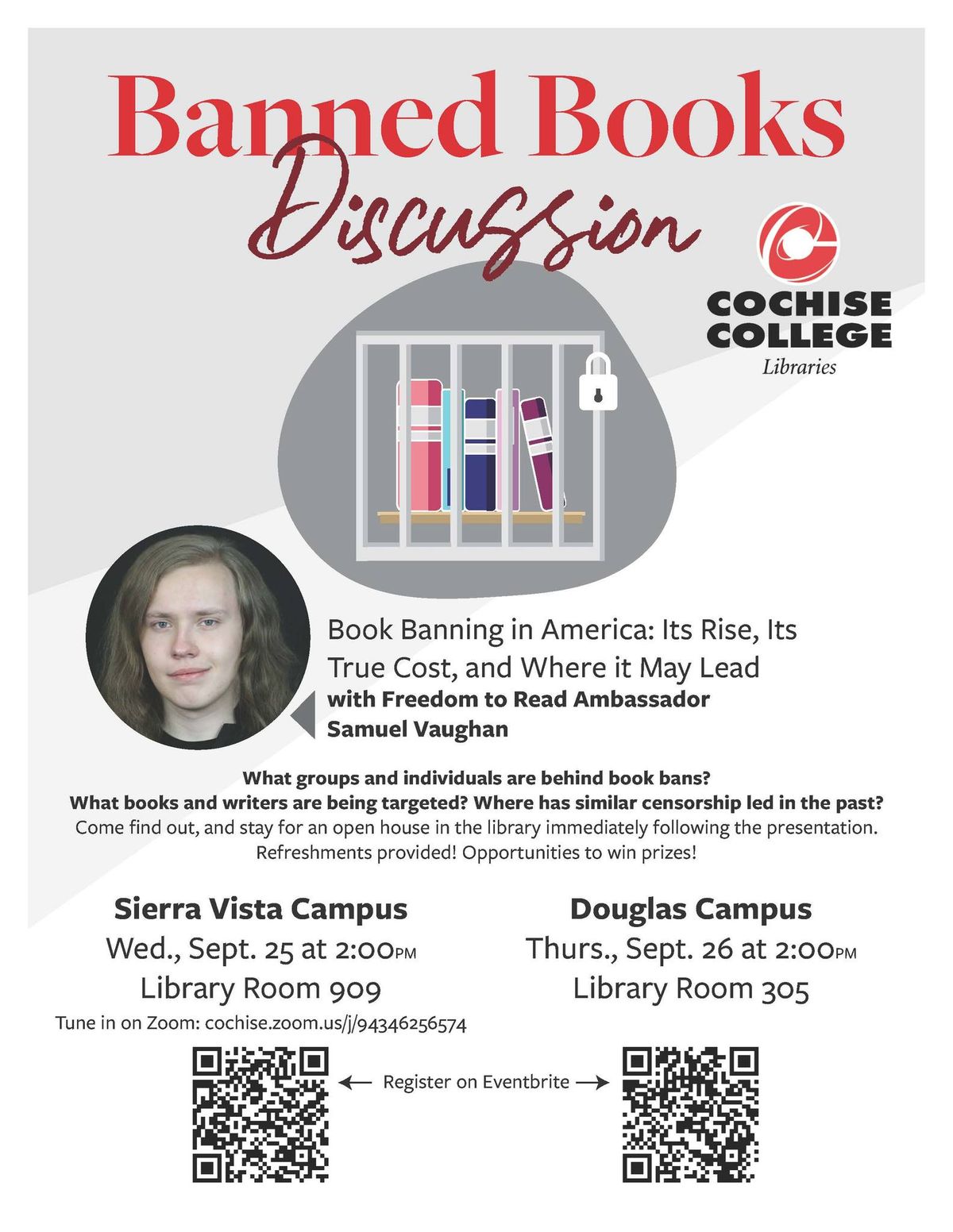 Banned Books Discussion - Sierra Vista Campus & Online