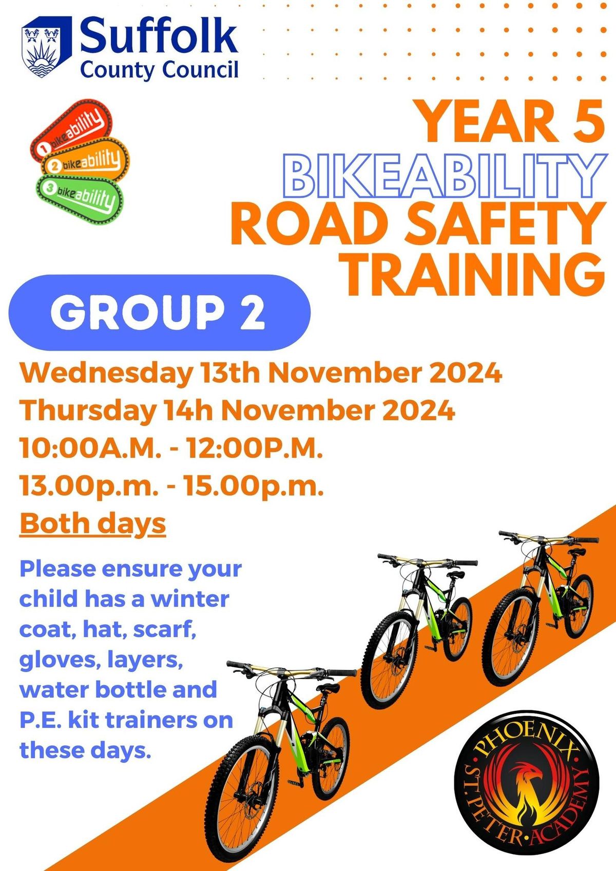 Year 5 Bikeability Road Safety Training - Group 2