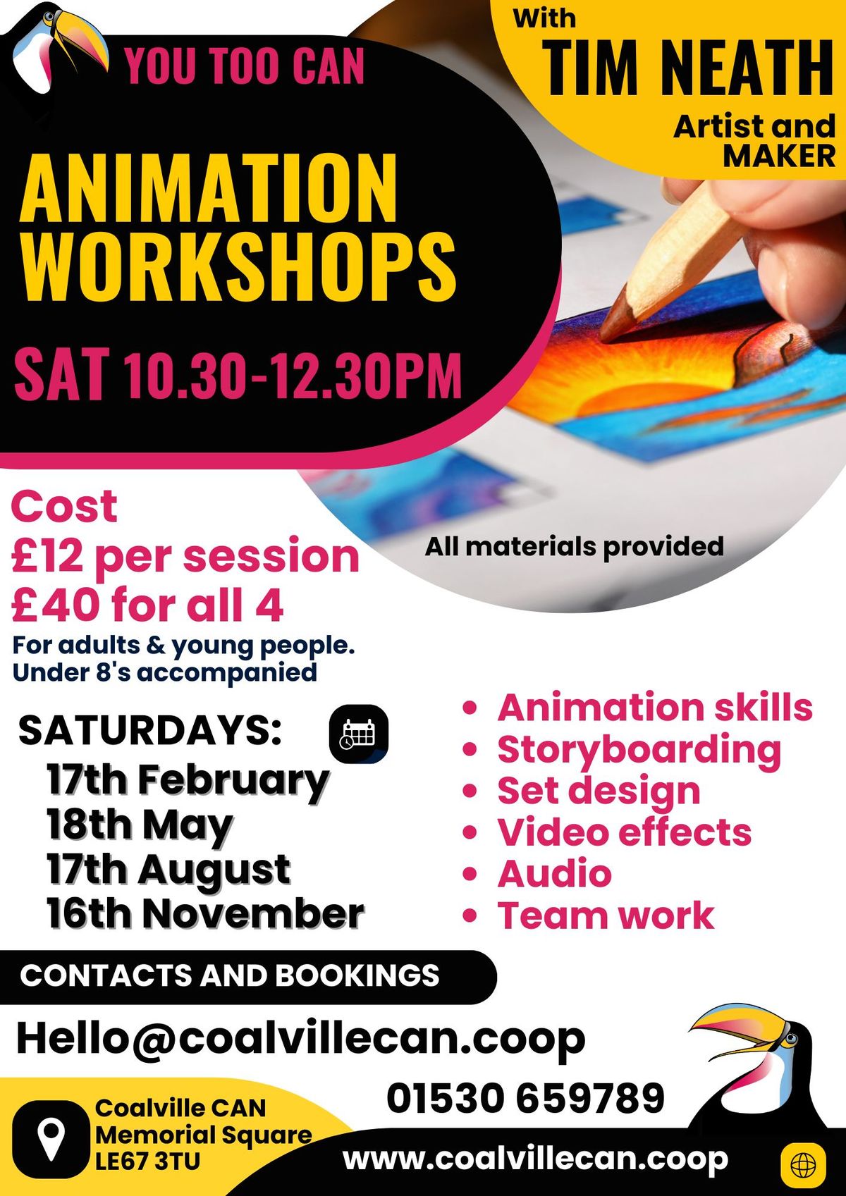 Animation Workshop - With Tim Neath