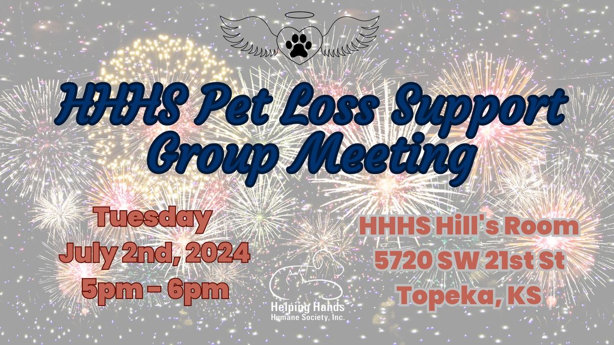 July Pet Loss Support Group (1st Tuesday)
