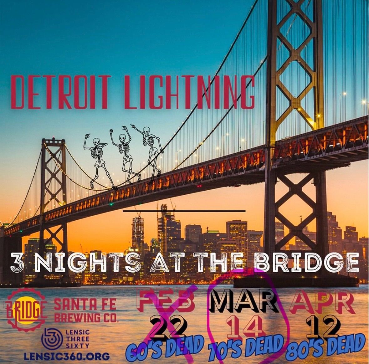 Detroit Lightning @ The Bridge - 70\u2019s Night