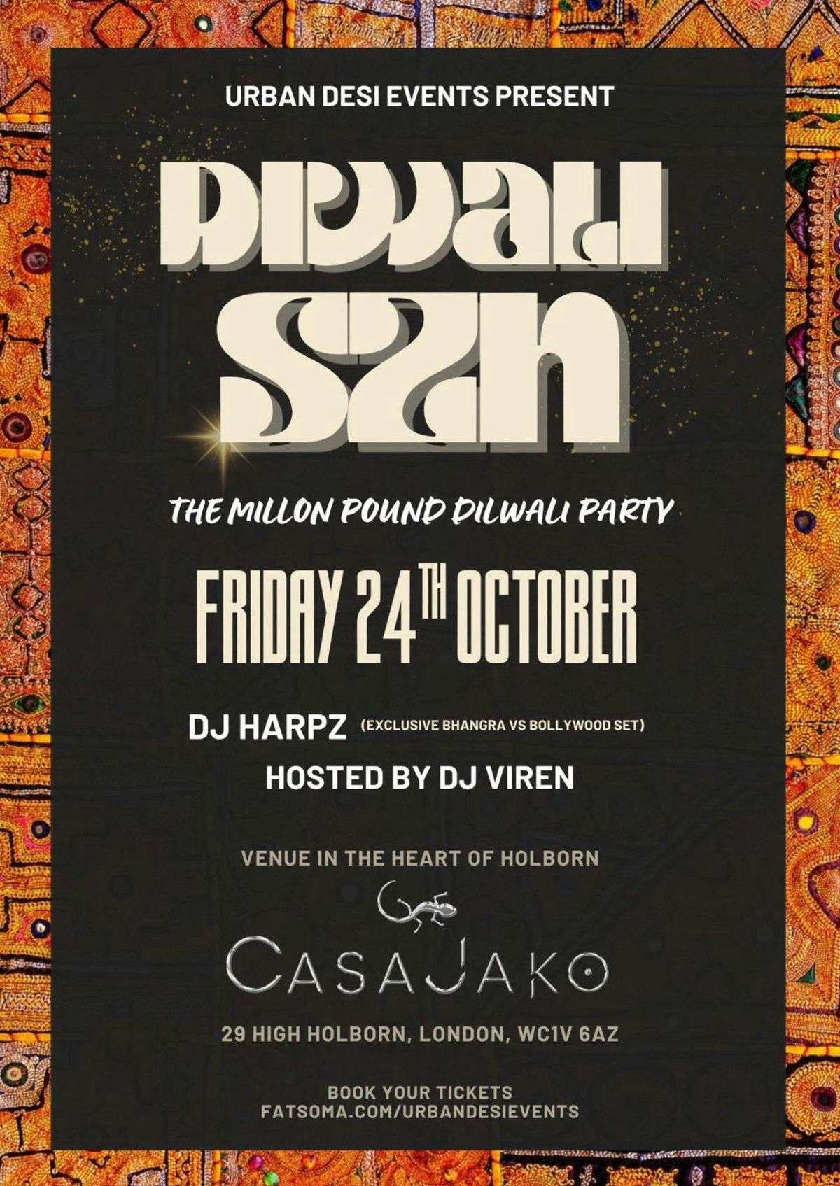 Diwali SZN \u2014 Exclusive Night At Casa Jako