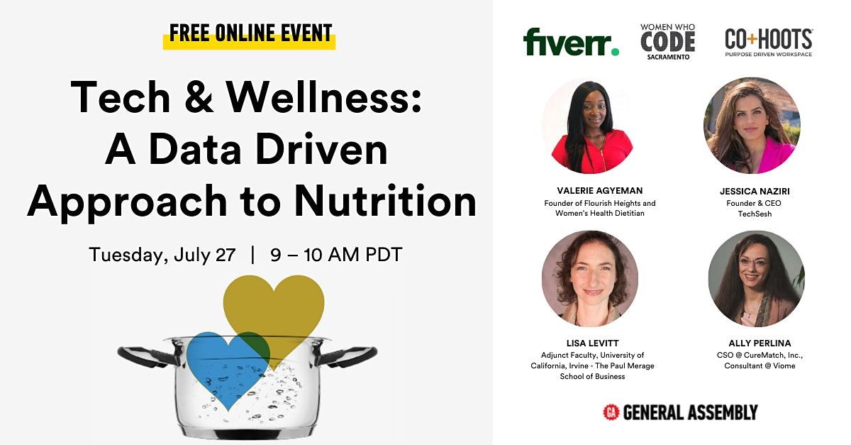 GENERAL ASSEMBLY | TECH & WELLNESS: A DATA DRIVEN APPROACH TO NUTRITION