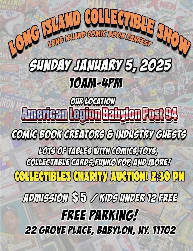 Hot Flips's Long Island Collectible Show, Comics, Baseball Cards, Vintage Toys, Pokemon, TCG & More