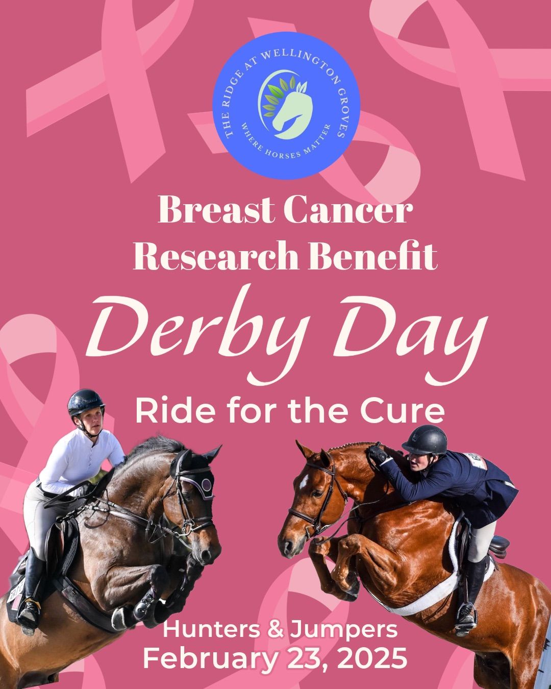 Breast Cancer Research Derby Day \ud83c\udf80\ud83d\udc0e\ud83d\udd2cRide for the Cure