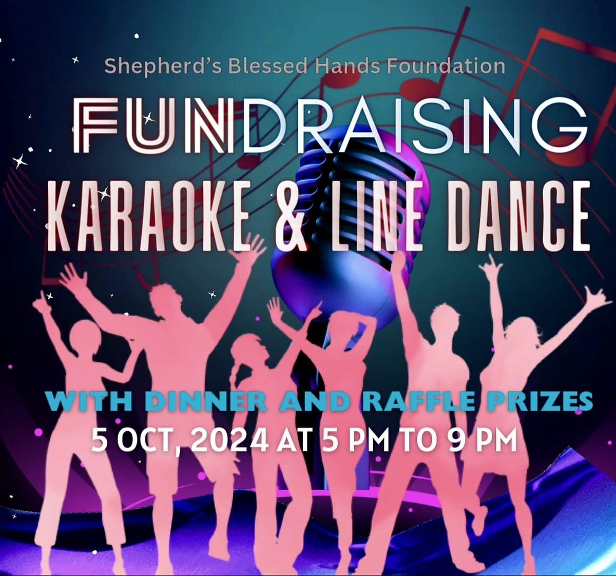 FUNdraising Karaoke & Line Dance w\/ Dinner & Raffle Prizes