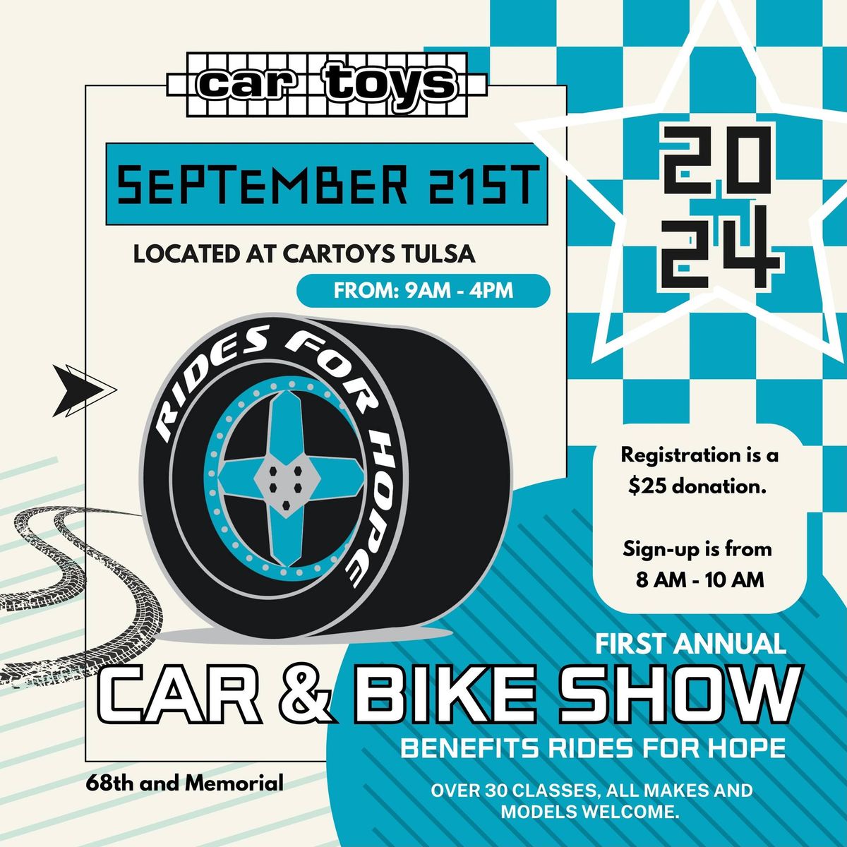 Rides for Hope Benefit Car Show