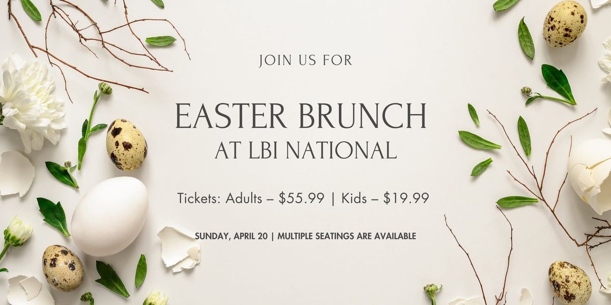 Easter Brunch at LBI National Golf & Resort