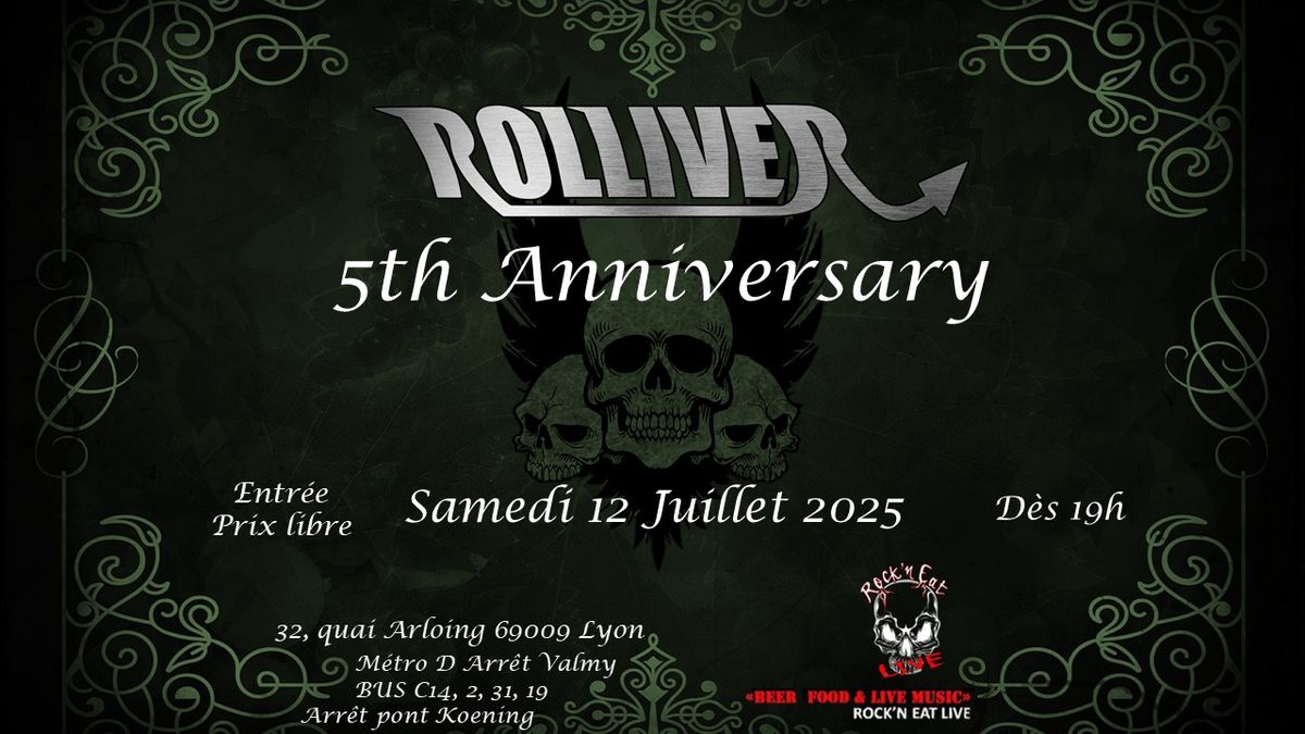 Rolliver's 5th Anniversary