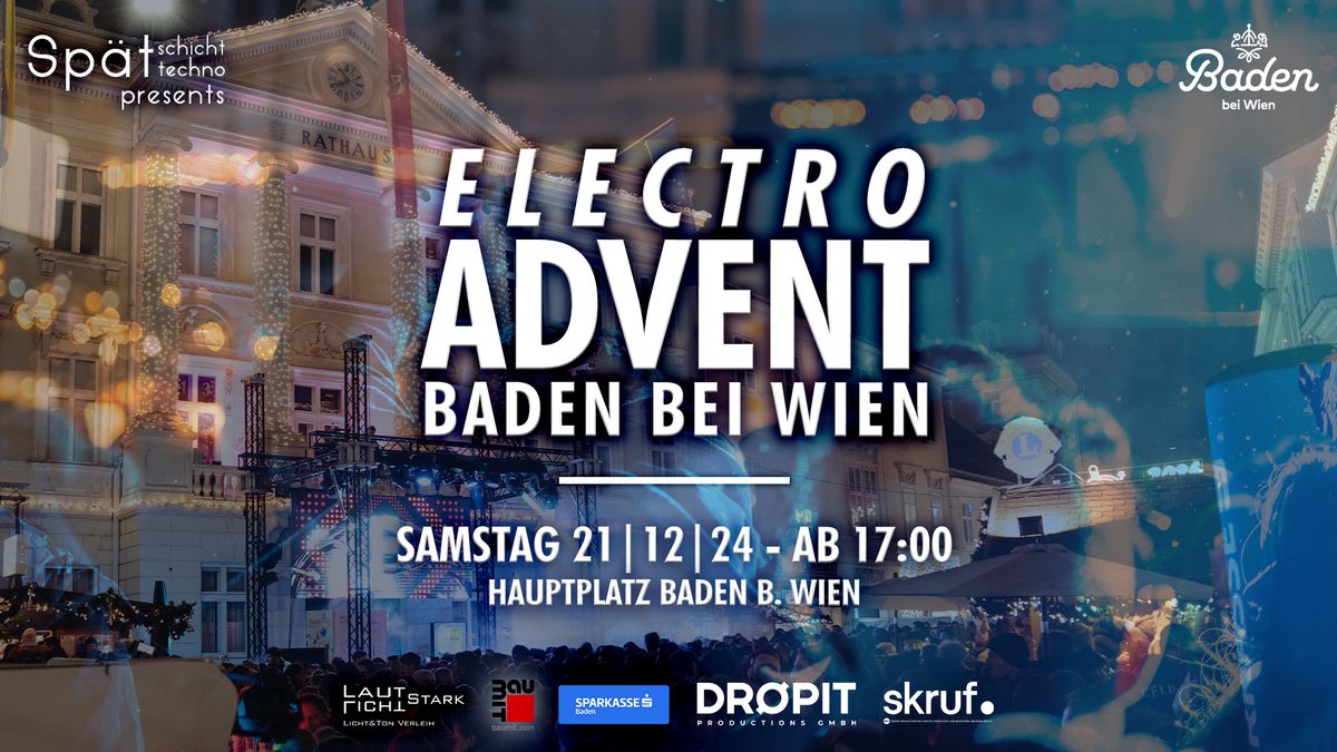 ELECTRO ADVENT BADEN || 21.12.2024 || Hauptplatz Baden b. Wien