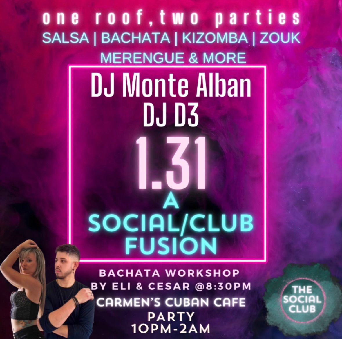 The Social Club-Bachata Edition with Eli and Cesar!