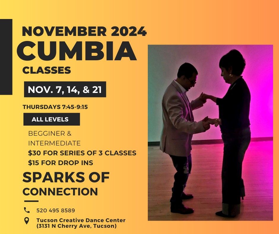 Cumbia November Classes! Begginer & Intermidiate