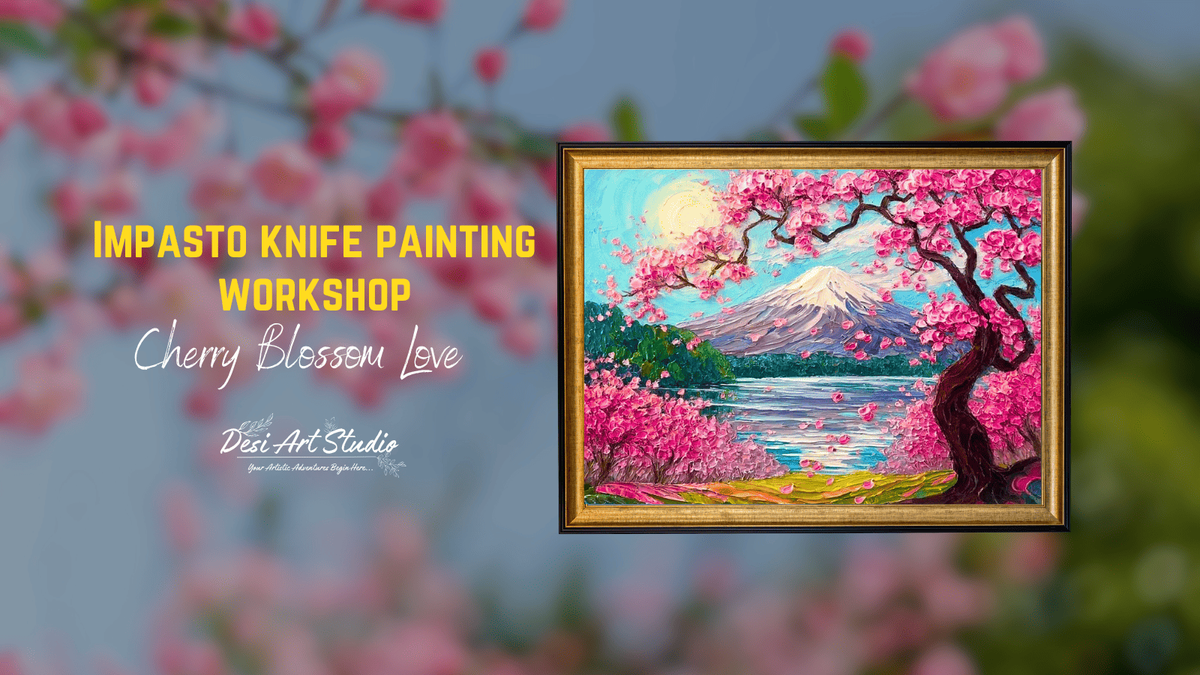 Impasto Palette Knife Painting - Desi Art Studio