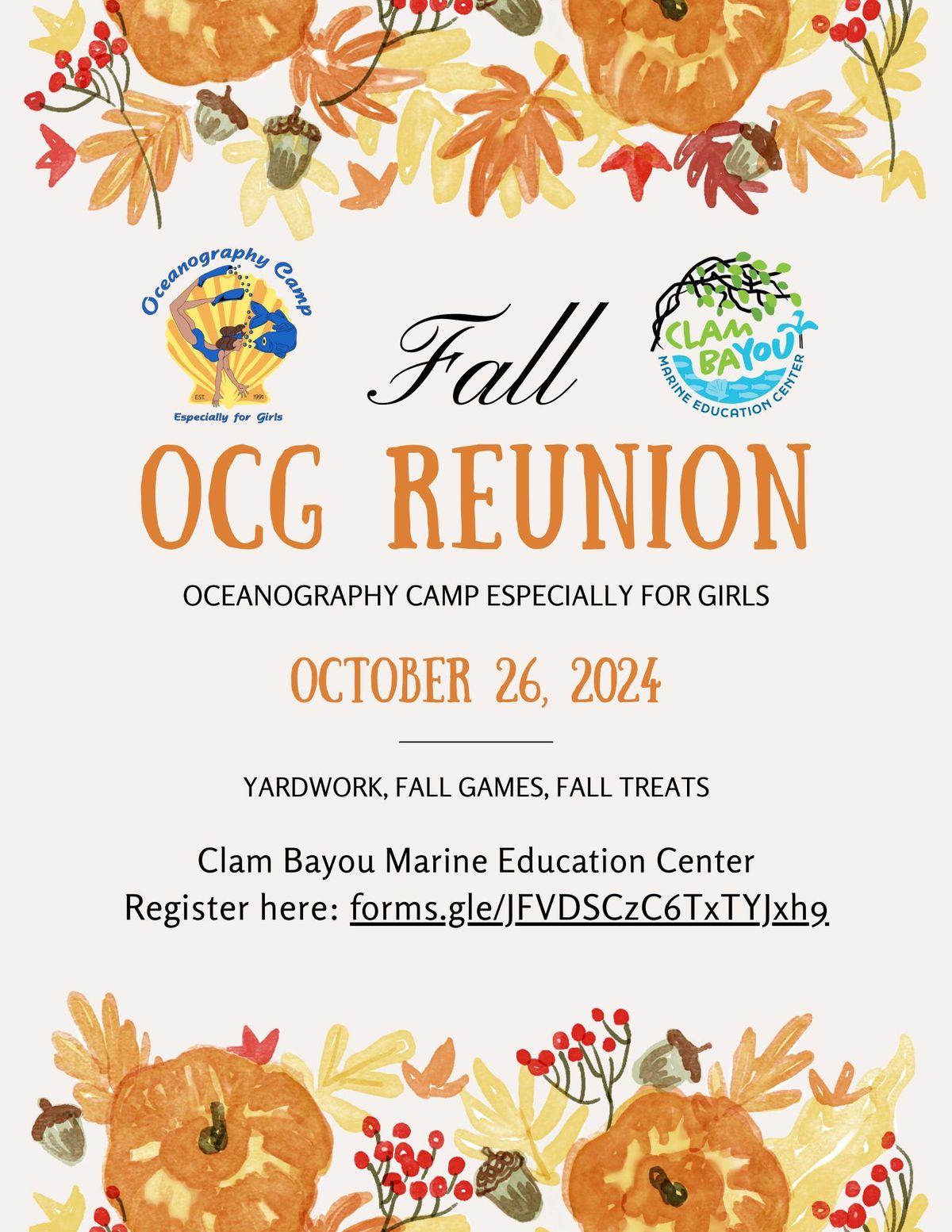 OCG 2024 Fall Reunion