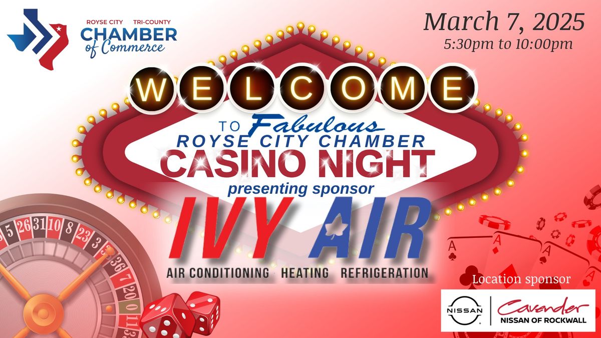 Casino Night in Vegas - Royse City Chamber