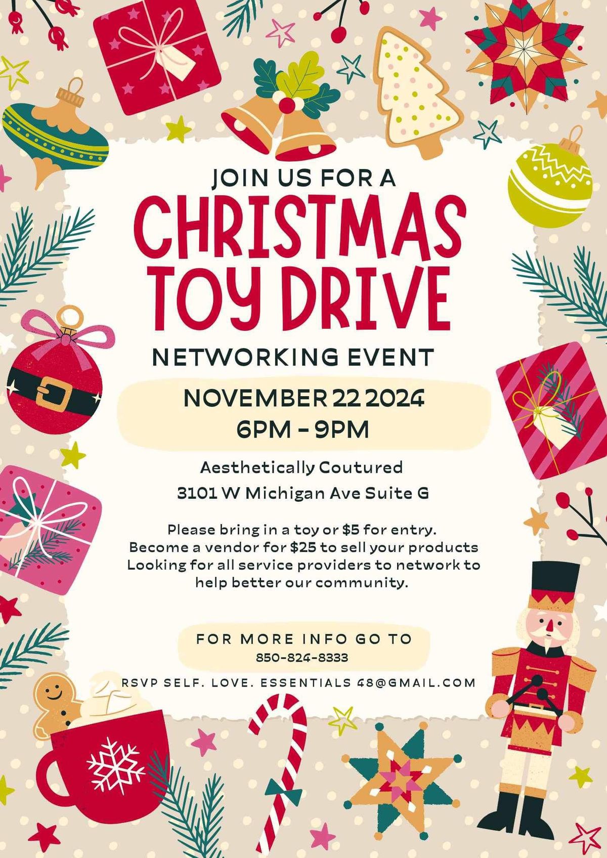 Christmas Toy Drive Networking Event