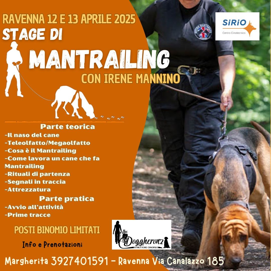 Stage Mantrailing 12\/13 Aprile Ravenna