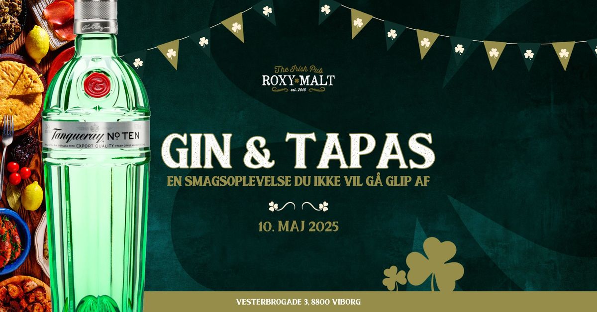 Gin & Tapas - 10. maj - Roxy Malt Viborg