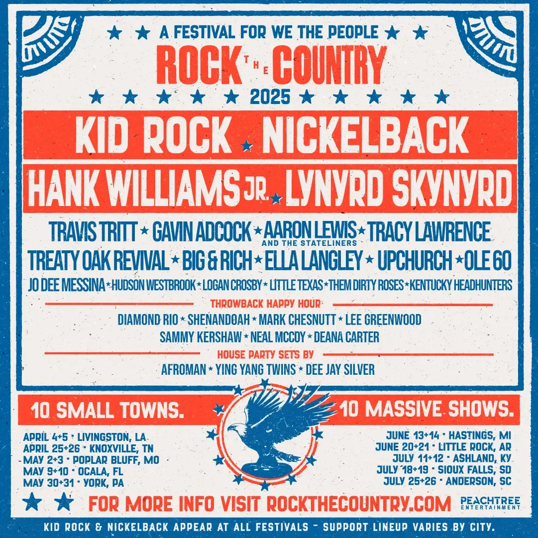 Rock The Country - Ocala (Saturday Pass) with Kid Rock, Hank Williams Jr., and more!