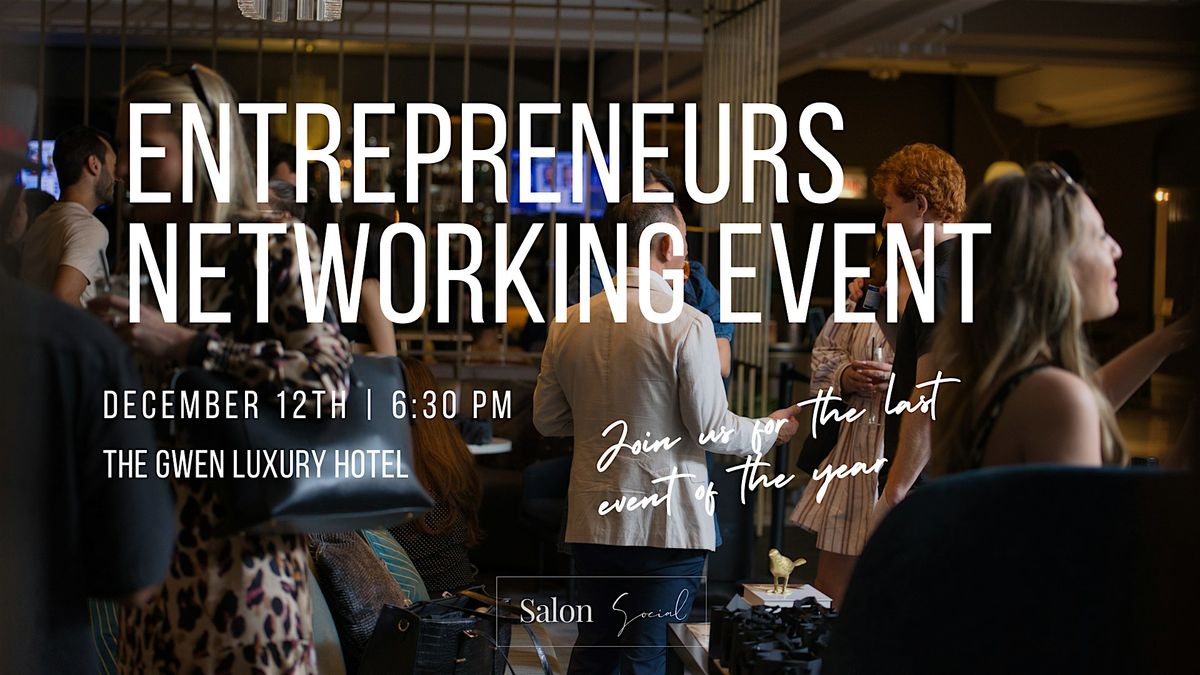 Chicago Entrepreneurs Networking Event @ The Gwen Rooftop
