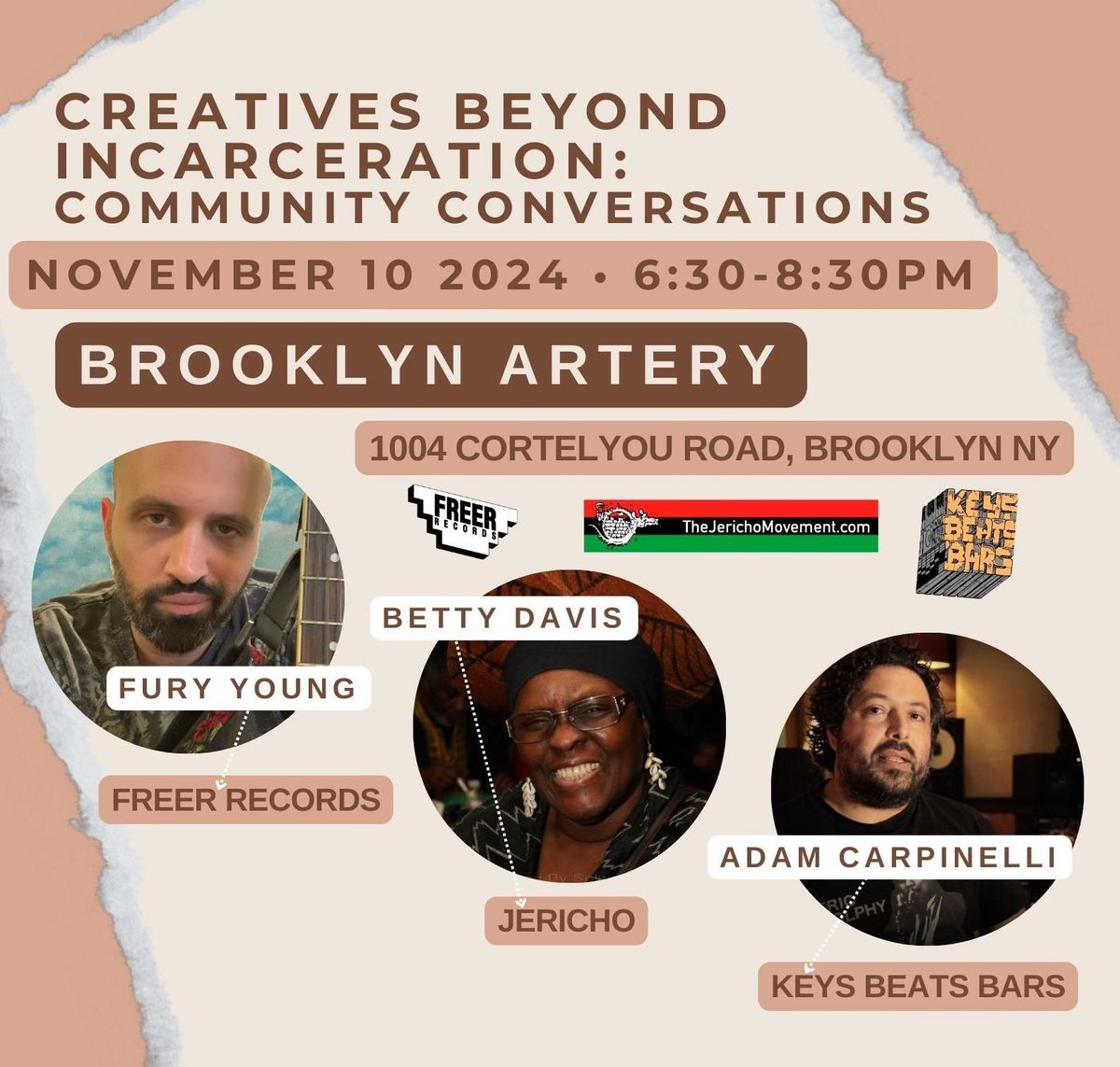 Creatives Beyond Incarceration: Community Conversations