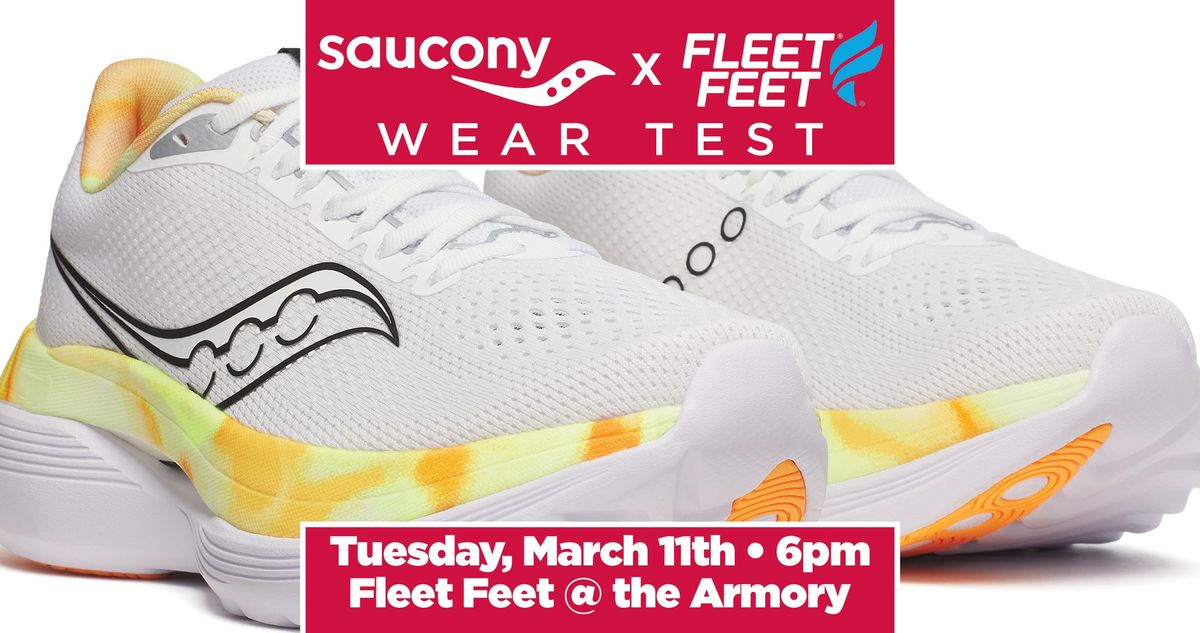 Saucony x Fleet Feet Wear Test