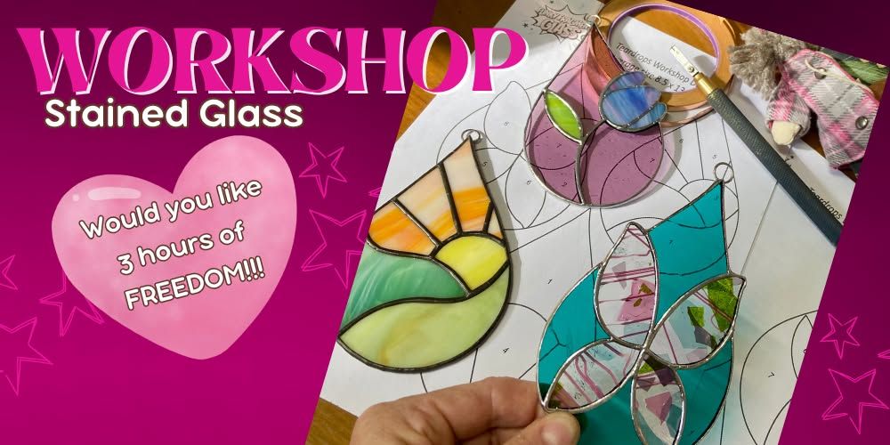 Morning Sesh - A Drop of Sunshine!!! Stained Glass Workshop