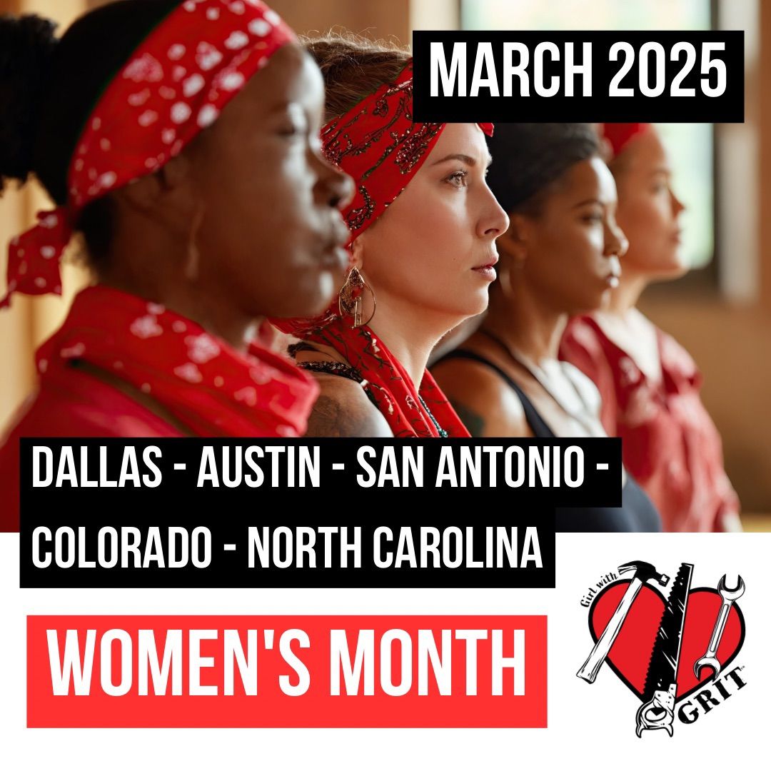 BOERNE, TX - GIRL WITH GRIT WORKSHOP - WOMEN\u2019S MONTH