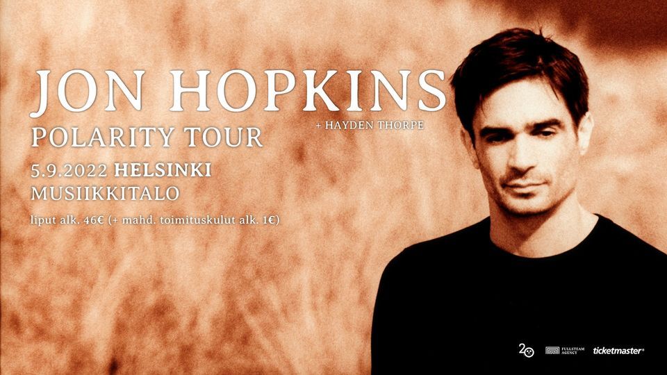 Jon Hopkins -  Polarity Live \/\/ Musiikkitalo, Helsinki 5.9.2022