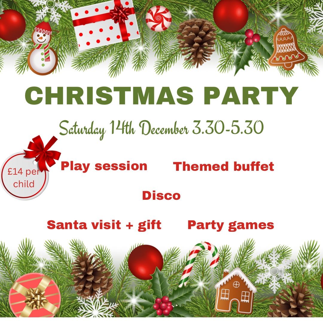 Christmas Party - booking essential SOLD OUT