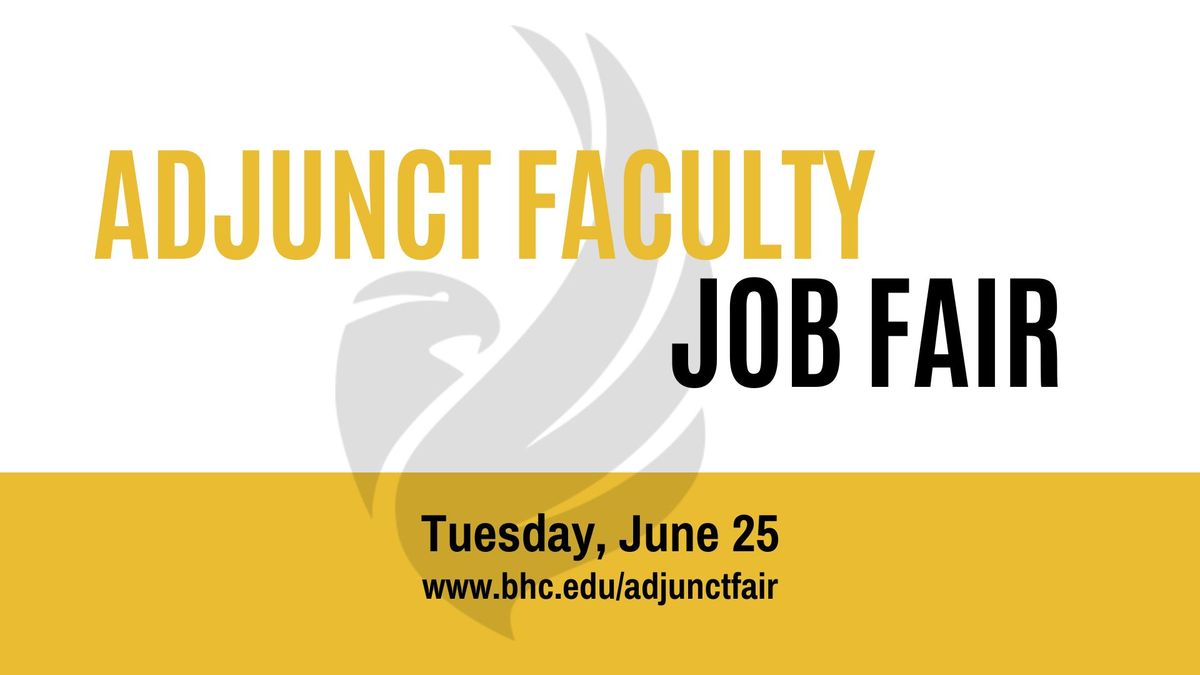 Adjunct Faculty Job Fair