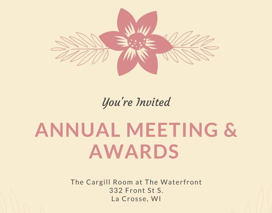 Save the Date: Annual Meeting & Awards Dinner