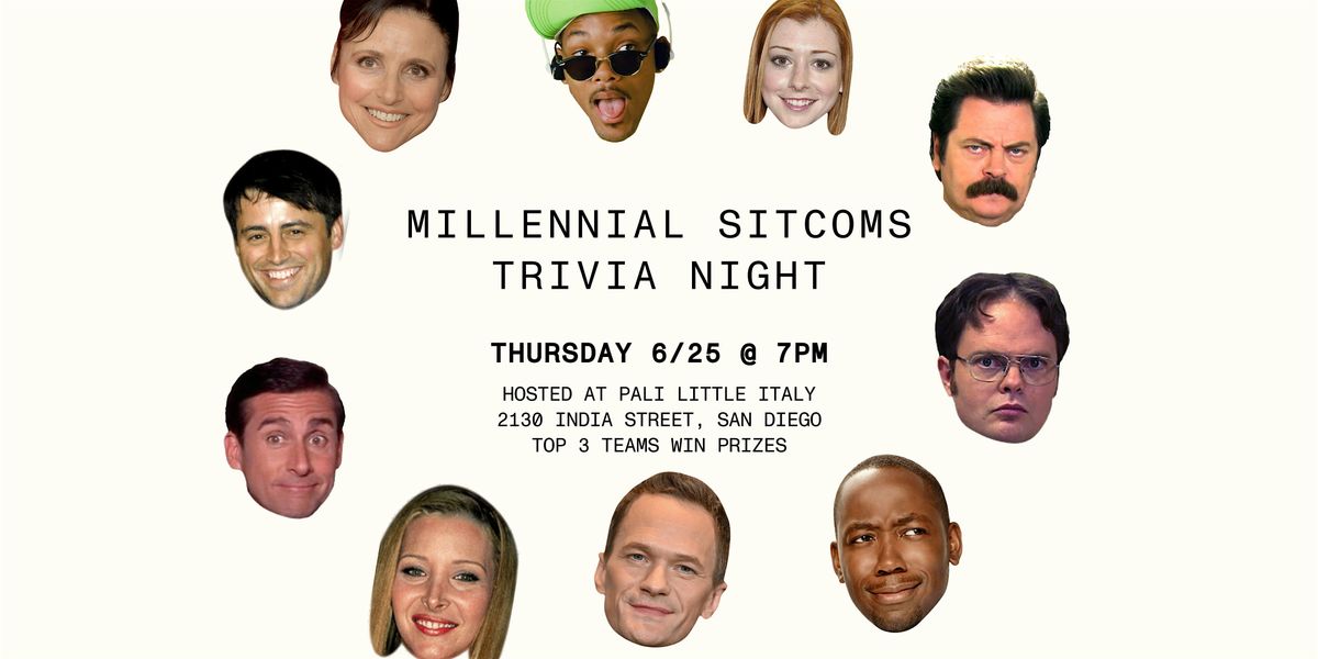 Millennial Sitcoms Trivia Night