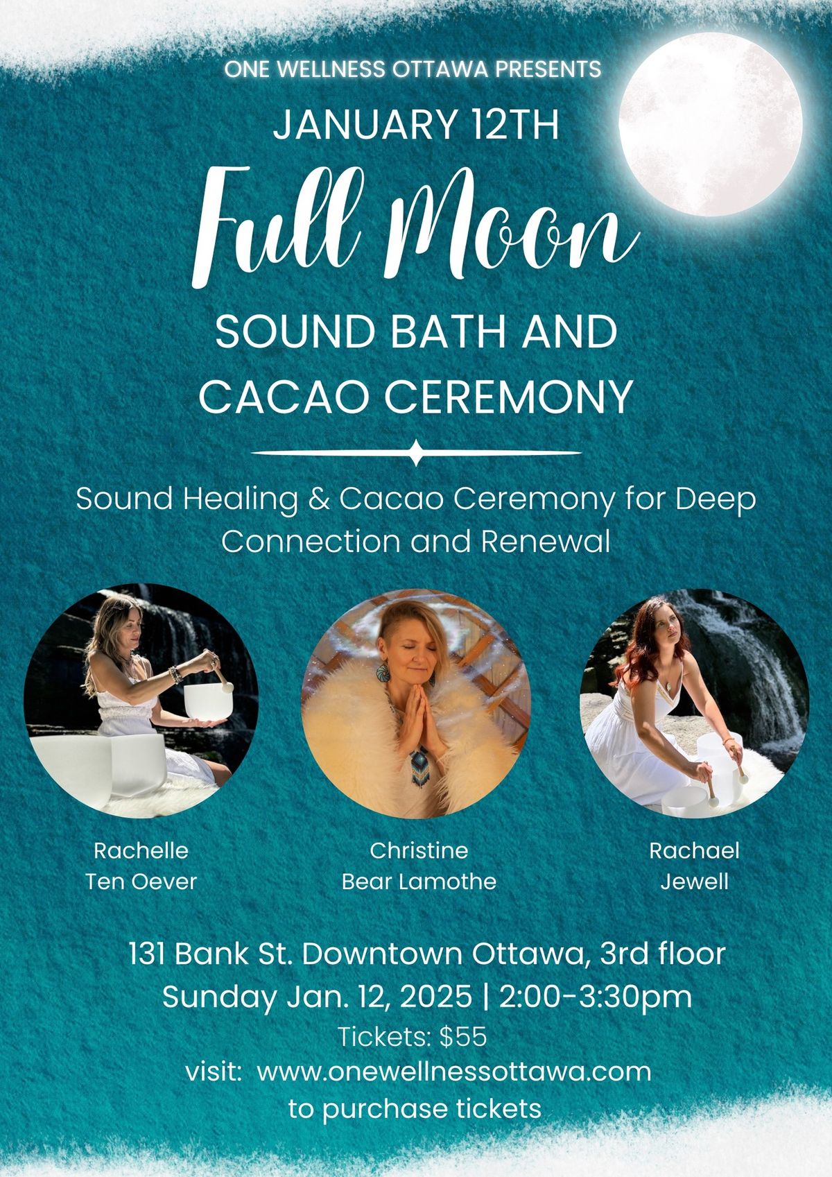 Full Moon Sound Bath and Cacao Ceremony 