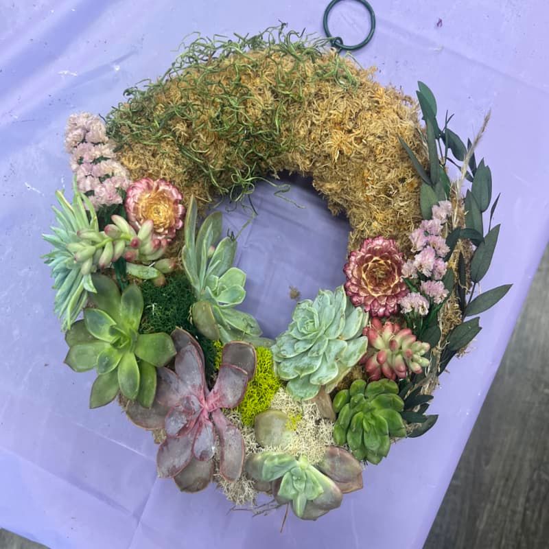 Succulent Wreath Making Workshop