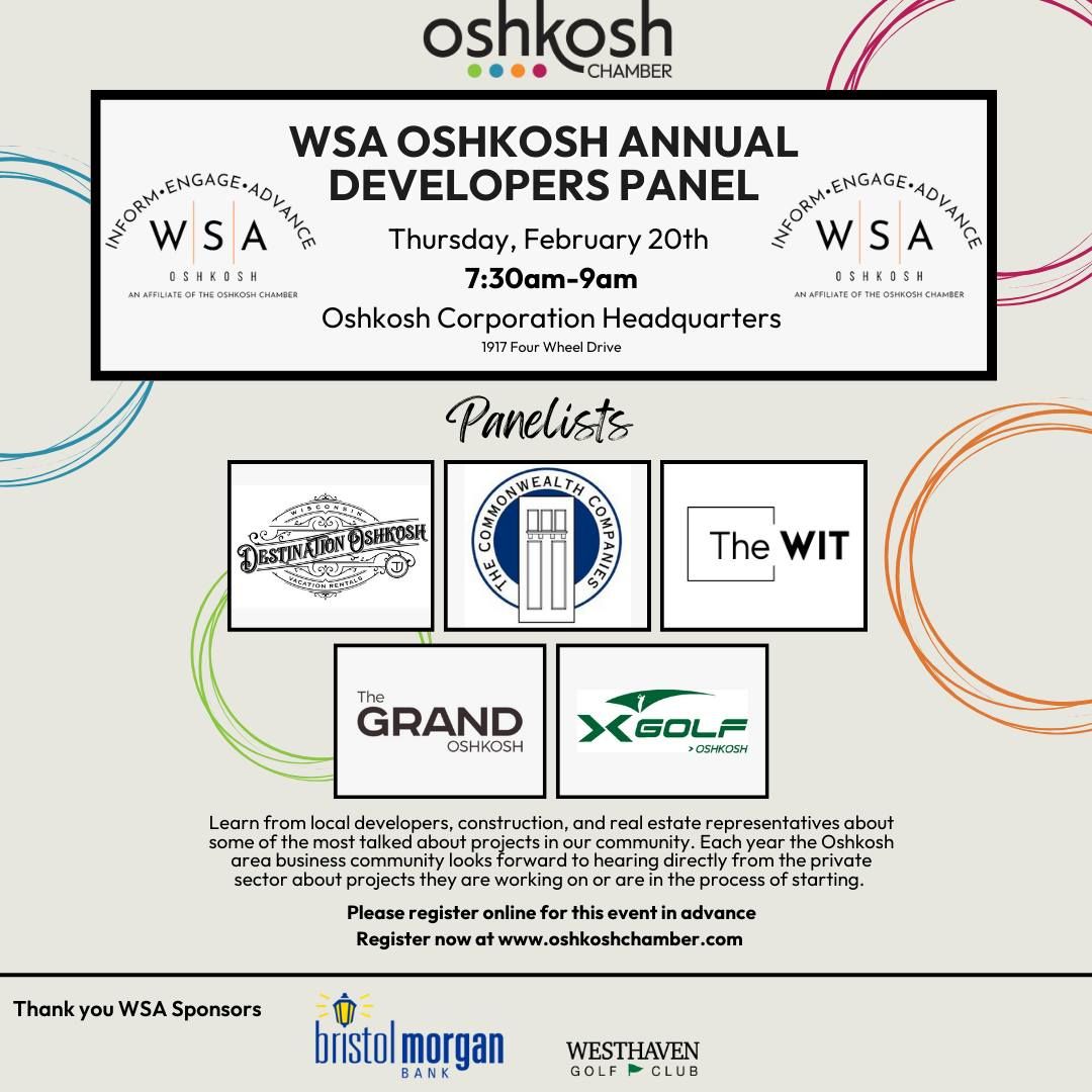 Oshkosh Chamber WSA 2025 Developer's Panel