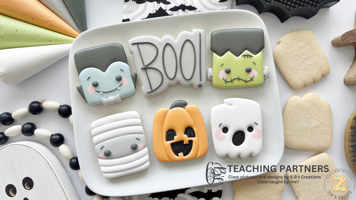 Spookie Cookie decorating class at Chef Pam's Kitchen