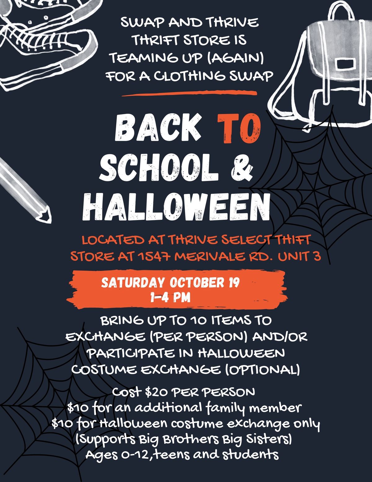 Back to School Clothing Swap 