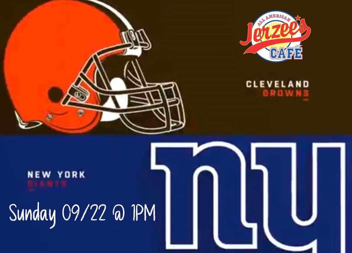 Browns vs Giants