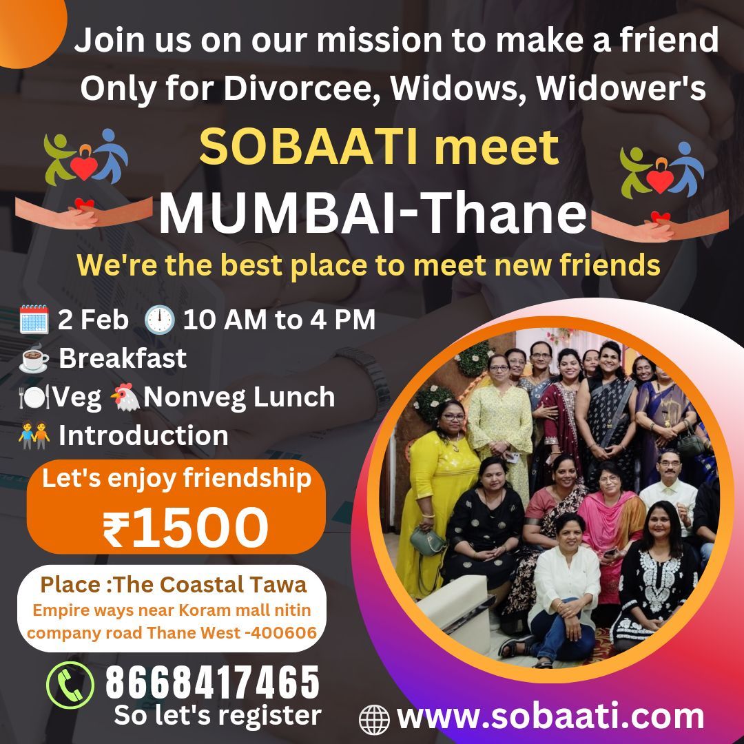 \ud83e\uddd1\u200d\ud83e\udd1d\u200d\ud83e\uddd1 SOBAATI meet MUMBAI Thane