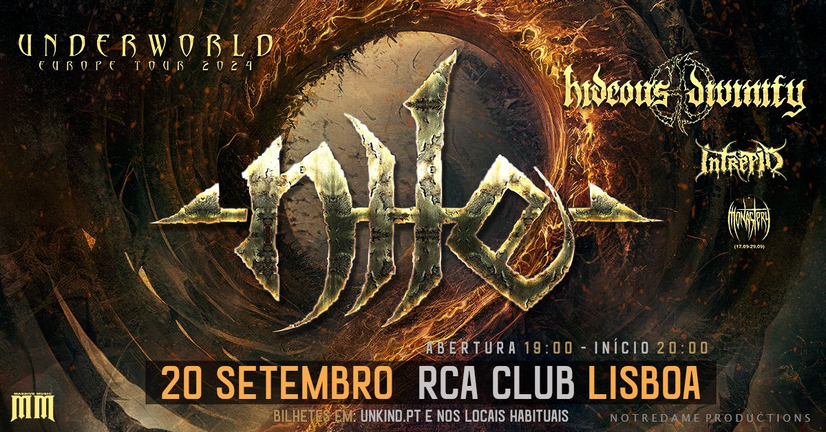 NILE - "Underworld Tour 2024" - RCA Club Lisboa