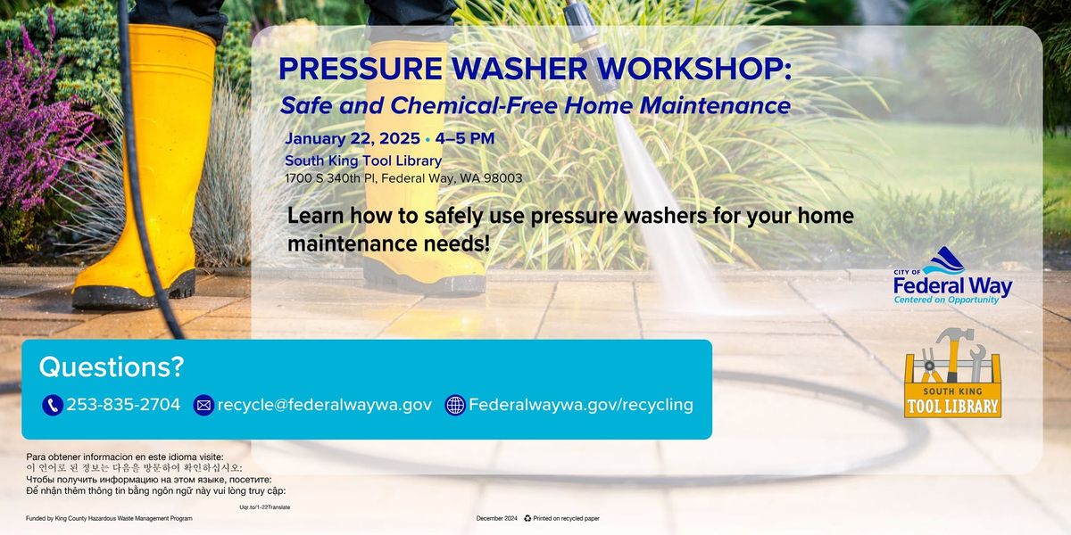 Pressure Washer Workshop