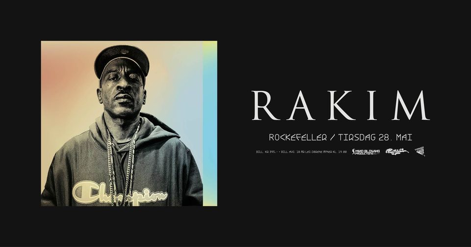 Rakim + support \/\/ Rockefeller 